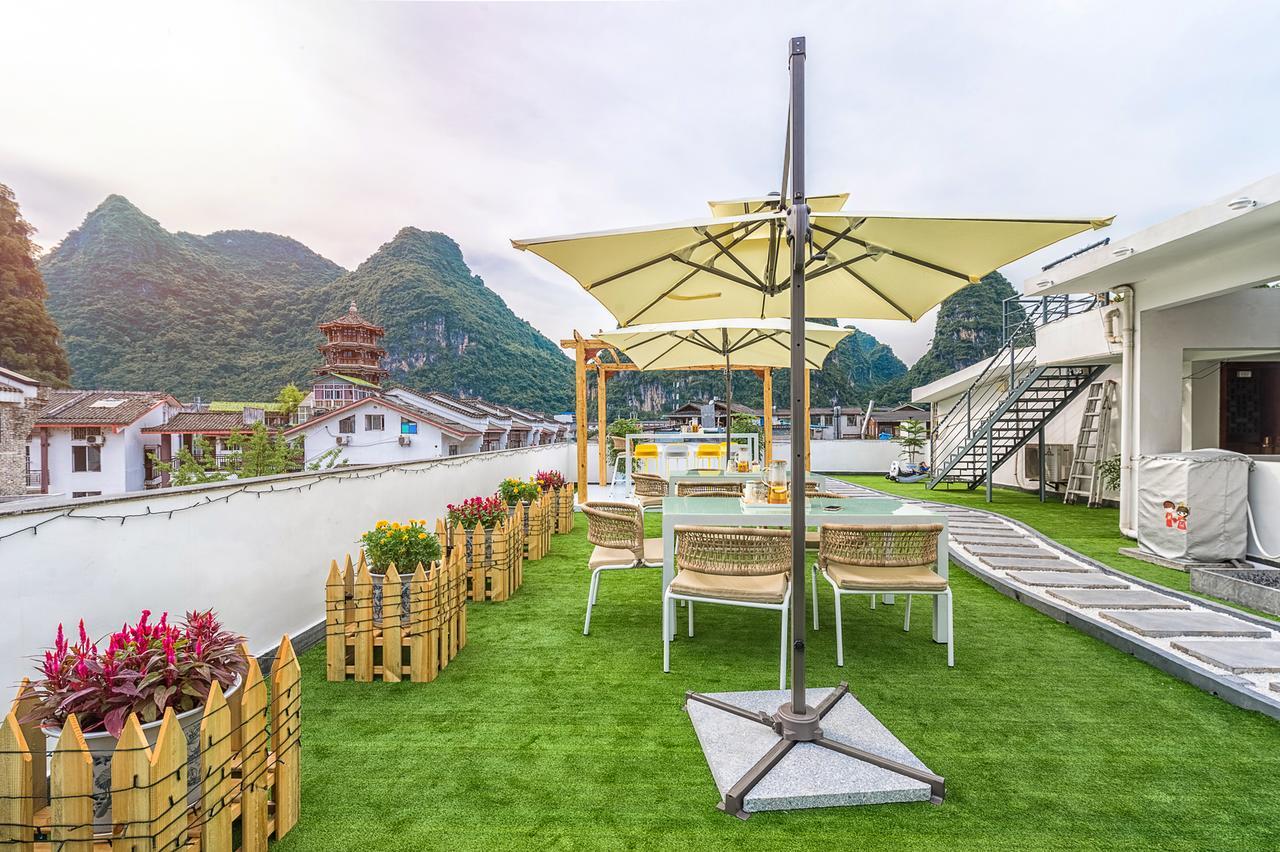 Yangshuo Morning Sun Hotel ภายนอก รูปภาพ